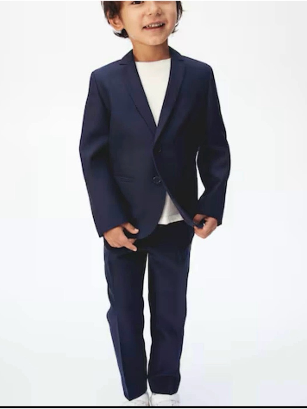 H&M Boys Navy Two-Piece Suit Set